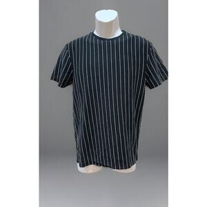 Mens Top Short Sleeve Shirt Comfortable Jersey Striped Tops Sports Tee Training